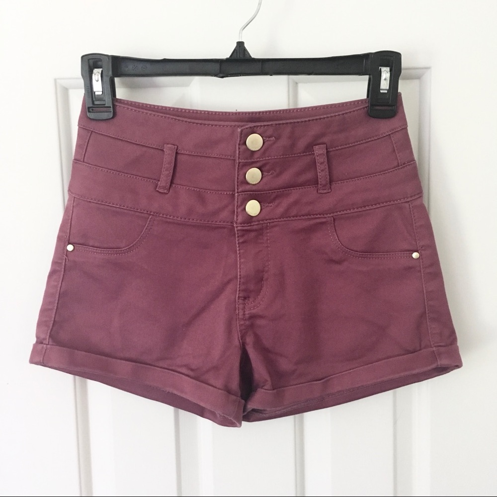 High waist shorts